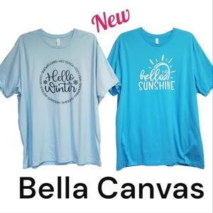 Bundle- NWOT Bella Canvas Women's Graphic Tee Shirts Size 3XL